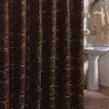 Edmon Chocolate 72-inch Shower Curtain
