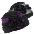 Hailey Jeans Co Women's Flower Detail Two Tone Wool Pill Box Hat