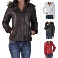 Ci Sono by Journee Juniors Faux Fur Trim Hooded Bubble Jacket