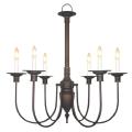 Woodbridge Lighting Basic 6-light Bronze Chandelier