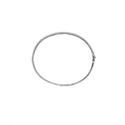 Sterling Silver 1/4ct TDW Diamond Bangle Bracelet (H-I, I2-I3)