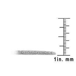 Sterling Silver 1/4ct TDW Diamond Bangle Bracelet (H-I, I2-I3)