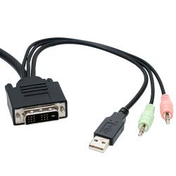 SYBA 2-Port DVI/ USB KVM Switch with Audio