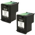 2-piece HP 94 C8765WN Black Ink Cartridge for HP 6840/ 1610 (Remanufactured)