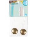 Antique Gold Magnetic Tiebacks (Pack of 2)