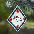 Denver Broncos NFL Art Glass Ornament