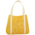 Ashley Yellow Jute Tote Bag