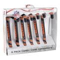 Chicago Bears Plastic Candy Cane Ornament Set
