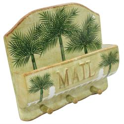 Palm Tree Collection Wall Hanging Mail and Key Holder
