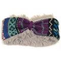 Muk Luks Girl's Plaid Fairisle Faux Fur-lined Headband