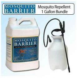 Mosquito Barrier Liquid Mosquito Repellent 1-gallon and Sprayer Kit