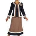 Divine Apparel Women's Colorblock 3-piece Skirt Suit