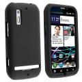 Black Silicone Skin Case for Motorola Photon 4G MB855