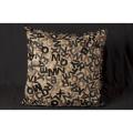 Nourison Brown Cowhide Decorative Pillow