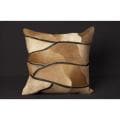 Brown Cowhide 20 x 20-inch Decorative Pillow