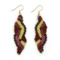 Lucia 'Plumeria' Macrame Earrings (Guatemala)