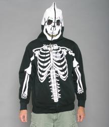 zipperhead skeleton hoodie