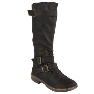 Liliana by Beston Women's 'Harvey-3' Knee-high Boots