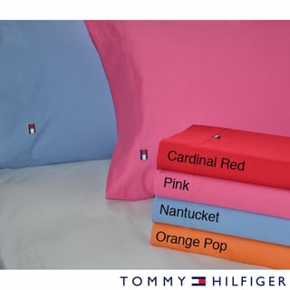 Tommy Hilfiger Solid Sheet Sets