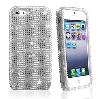 BasAcc Silver Diamond Snap-on Case for Apple iPhone 5
