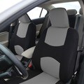 FH Group Gray Fabric Universal Fit Front Bucket Seat Covers