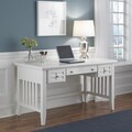 Arts and Crafts White Executive Desk