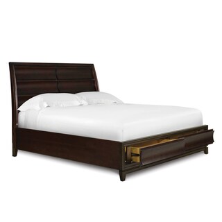 Edge Twin Platform Bed with Storage Footboard