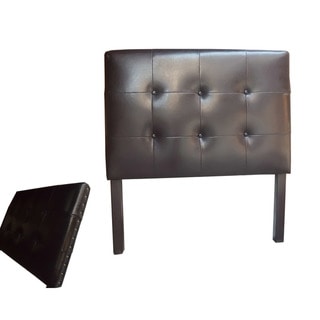 Classic Faux Leather with Nail Head Twin-size Headboard
