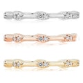 14k Gold 1/10ct TDW Diamond Stackable Ring (J-K, I2-I3)