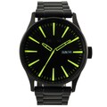 Nixon Men's 'Sentry' Black Stainless Steel Watch