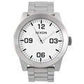 Nixon Men's 'Corporal SS' Black/ White Steel Analog Watch