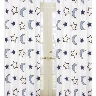 Stars and Moons 84-inch Curtain Panel Pair