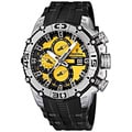 Festina Men's F16600/5 Black Rubber Yellow Dial Quartz Watch
