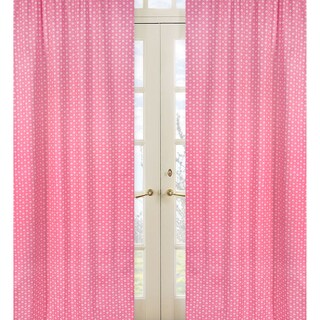 Pink Song Bird 84-inch Curtain Panel Pair