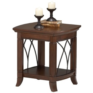 Cathedral Cherry Finish End Table