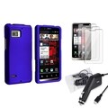 BasAcc Case/ Protector/ Car Charger for Motorola Droid Bionic XT875