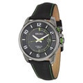 Seiko Men's 'Kinetic' Black/ Green Watch