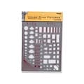 Chartpak Transparent Architect/ Builder Symbols Template