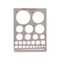 Chartpak Transparent Circles Template