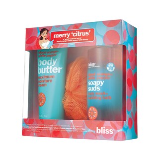 Bliss Merry Citrus Blood Orange + White Pepper 3-piece Gift Set