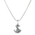 Jewelry by Dawn Fancy Anchor Sterling Silver Snake Chain Necklace
