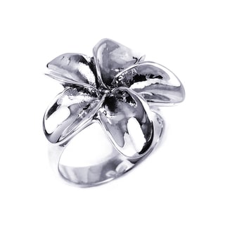 Hawaiian flower and wedding ring