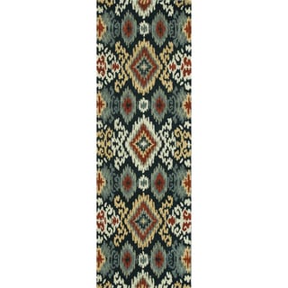 Hand-tufted Arianna Midnight Wool Rug (2'6 x 7'6)