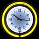Trademark Games 14-inch Double Ring Neon Clock