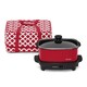 West Bend Versatility Red 5-quart Slow Cooker with Tote