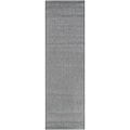 Recife Saddle Stitch Grey Runner Rug (2'3 x 11'9)