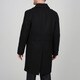 Alfani Men's Black Wool-blend Double Breasted Peacoat