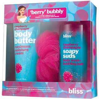 Bliss Berry Bubbly Raspberry Champagne 3-Piece Gift Set