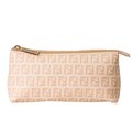 Fendi Beige Zucchino Forever Cosmetic Case