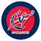 Washington Wizards NBA Chrome Double Neon Ring Clock